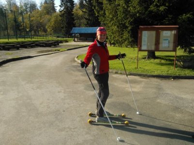 Szkolenie na nartorolkach